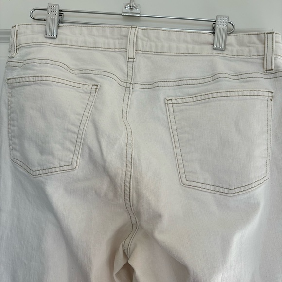 Eileen Fisher Jeans size 12, Skinny Ankle Raw Hem - Picture 11 of 14